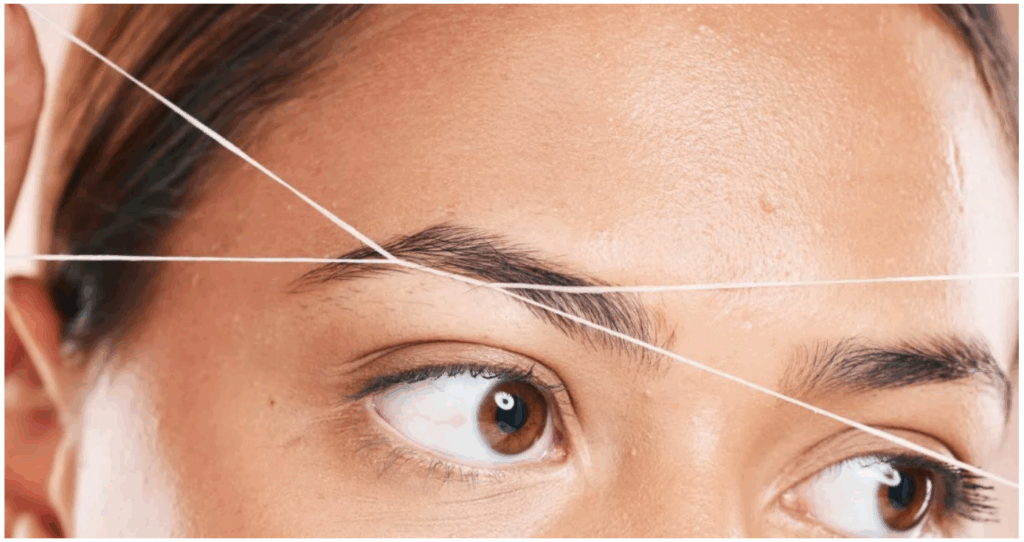 Eyebrow Threading at Threading and Beauty Studio